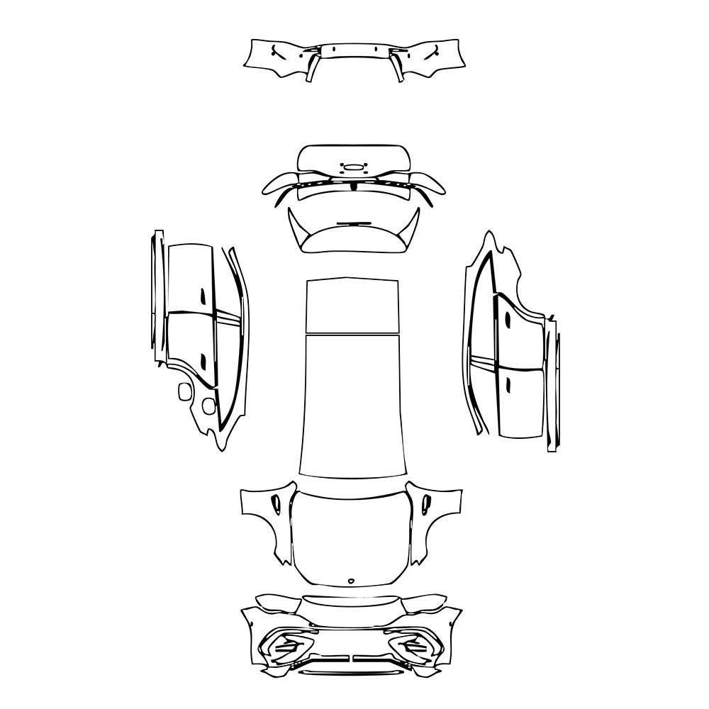 Pre-Cut PPF Mercedes-Benz E Class Wagon Estate AMG E53 2025 - PPF-Kits