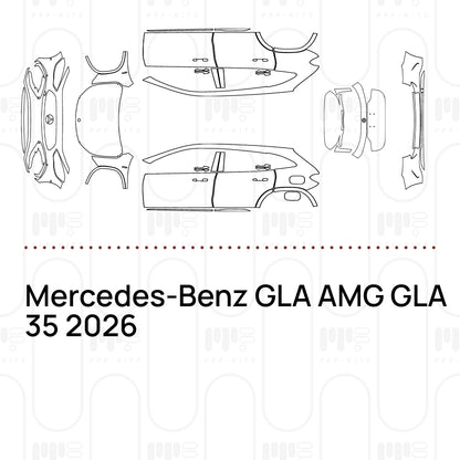 PPF prédécoupé Mercedes-Benz GLA AMG GLA 35 2026