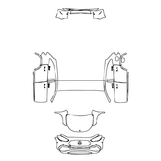Pre-Cut PPF Mercedes-Benz GLA AMG GLA 45 2021 - PPF-Kits