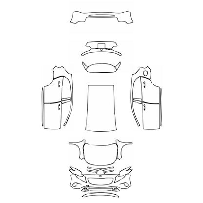 Pre-Cut PPF Mercedes-Benz GLA Base 2014 - PPF-Kits