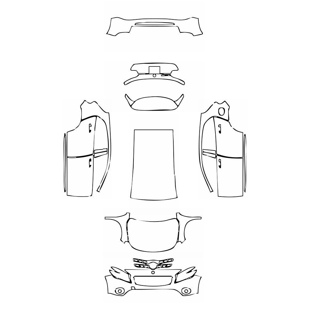 Pre-Cut PPF Mercedes-Benz GLA Base 2018 - PPF-Kits