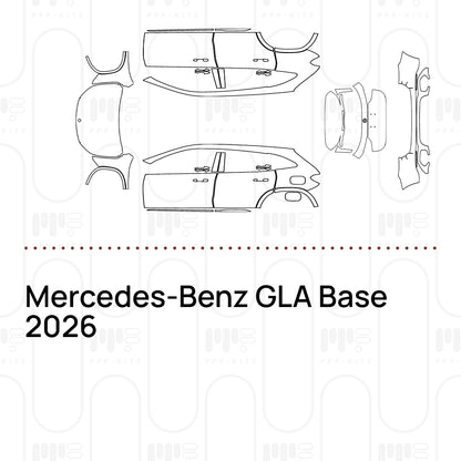 PPF prédécoupé Mercedes-Benz GLA Base 2026