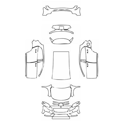 Pre-Cut PPF Mercedes-Benz GLA Sport 2013 - PPF-Kits