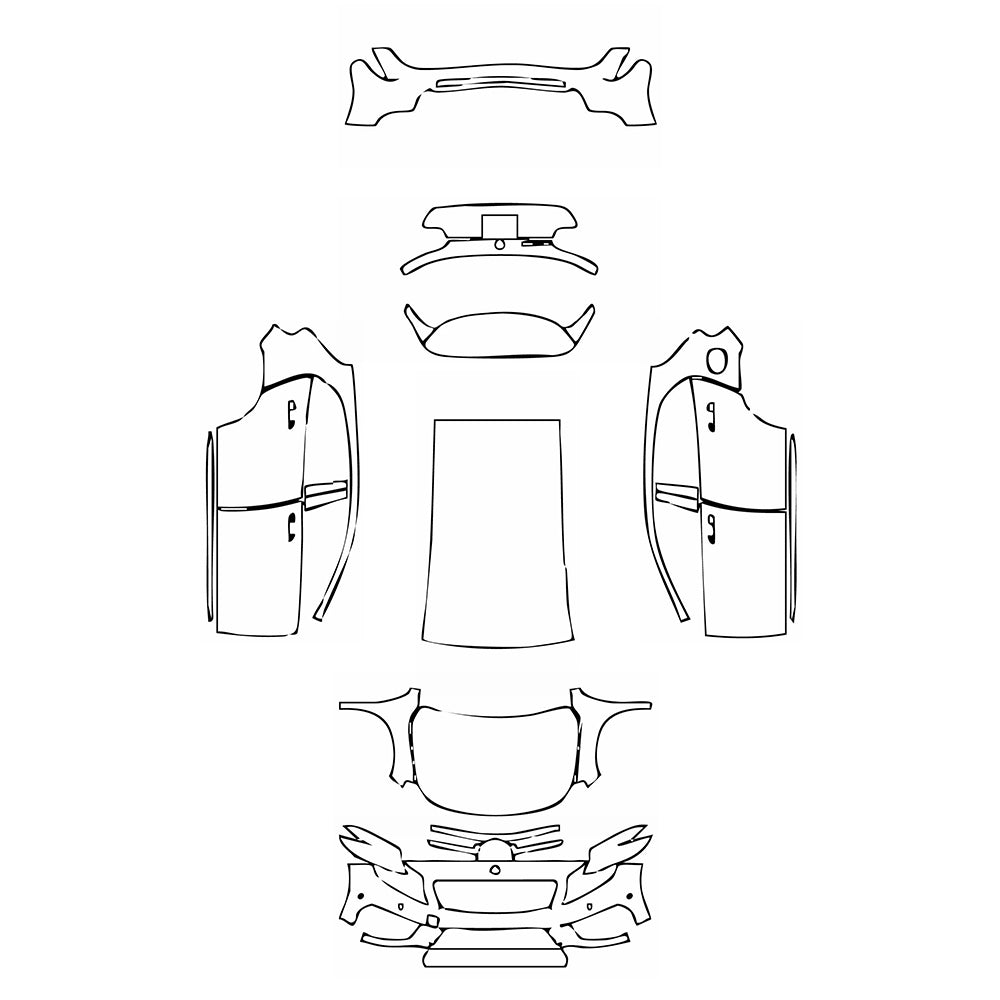 Pre-Cut PPF Mercedes-Benz GLA Sport 2014 - PPF-Kits