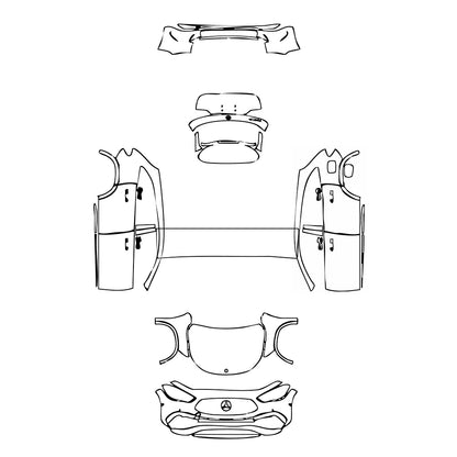 Pre-Cut PPF Mercedes-Benz GLA Sport 2023 - PPF-Kits