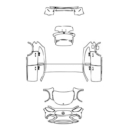 Pre-Cut PPF Mercedes-Benz GLA Sport 2024 - PPF-Kits