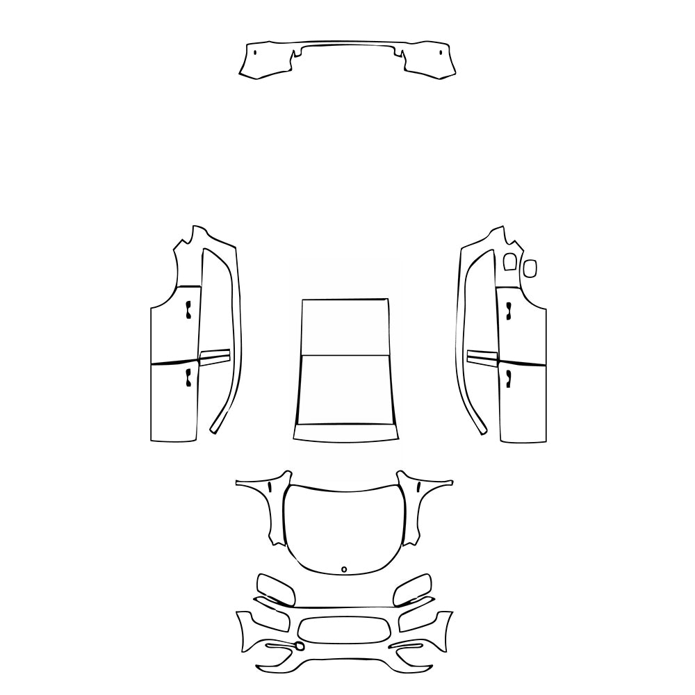 Pre-Cut PPF Mercedes-Benz GLB AMG GLB 35 2021 - PPF-Kits
