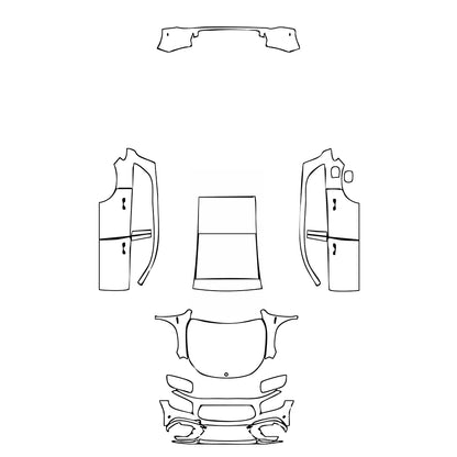 Pre-Cut PPF Mercedes-Benz GLB AMG GLB 35 2025 - PPF-Kits