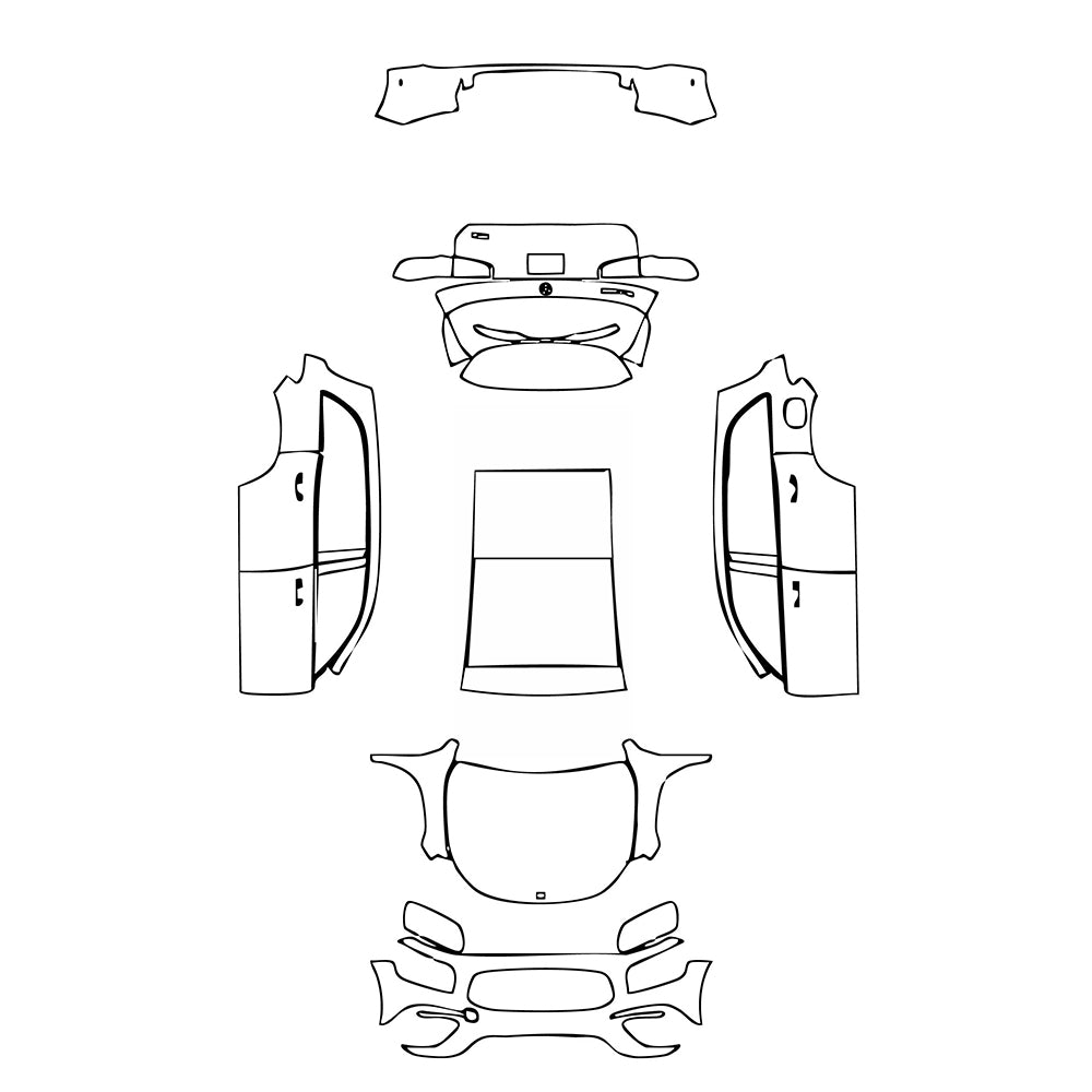 Pre-Cut PPF Mercedes-Benz GLB AMG Line 2023 - PPF-Kits
