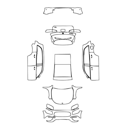 Pre-Cut PPF Mercedes-Benz GLB AMG Line 2023 - PPF-Kits