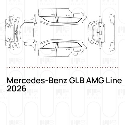 PPF prédécoupé Mercedes-Benz GLB AMG Line 2026
