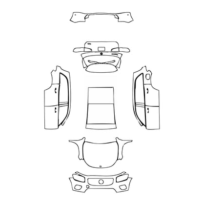 Pre-Cut PPF Mercedes-Benz GLB Base 2020 - PPF-Kits