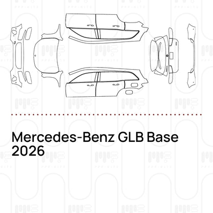 PPF prédécoupé Mercedes-Benz GLB Base 2026
