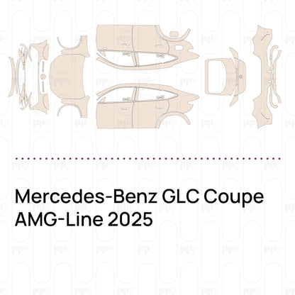PPF prédécoupé Mercedes-Benz GLC Coupe AMG-Line 2025