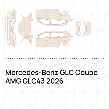 PPF prédécoupé Mercedes-Benz GLC Coupe AMG GLC43 2026