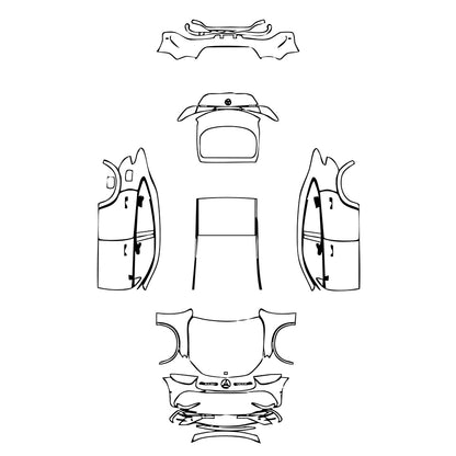 Pre-Cut PPF Mercedes-Benz GLC Coupe AMG line 2024 - PPF-Kits