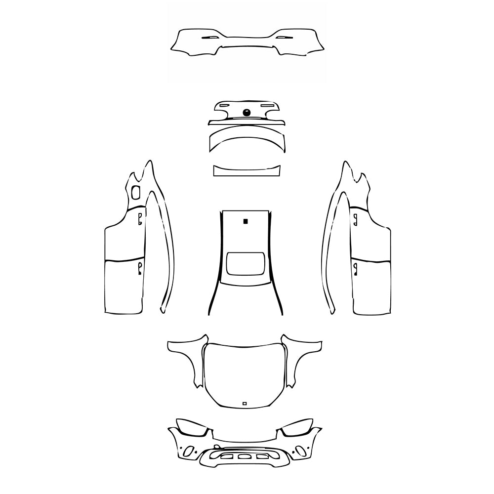 Pre-Cut PPF Mercedes-Benz GLC Coupe Base 2021 - PPF-Kits