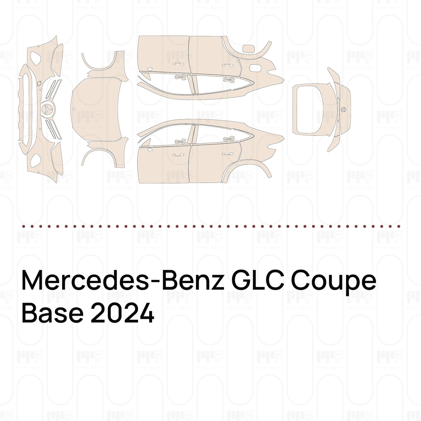 PPF prédécoupé Mercedes-Benz GLC Coupe Base 2024
