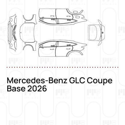 PPF prédécoupé Mercedes-Benz GLC Coupe Base 2026