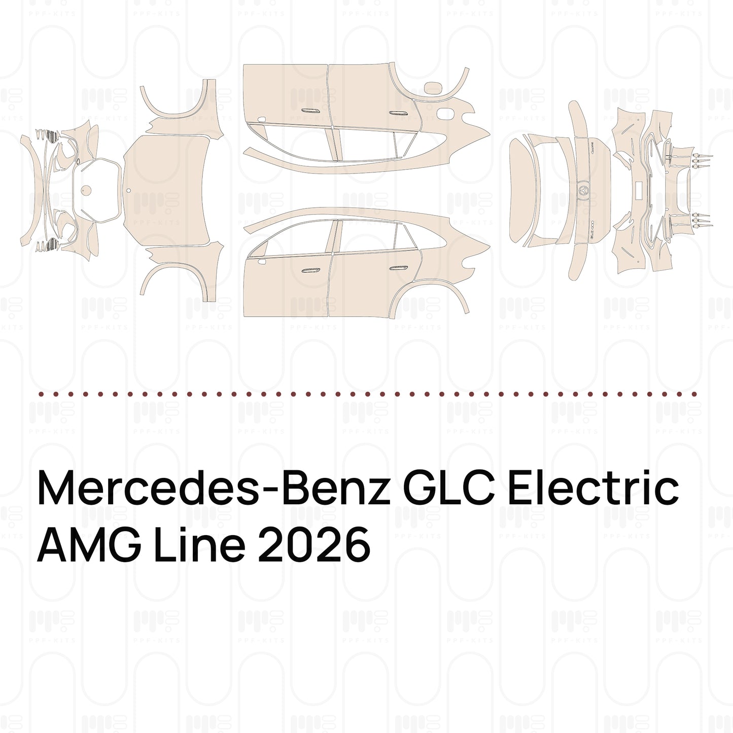 PPF prédécoupé Mercedes-Benz GLC Electric AMG Line 2026