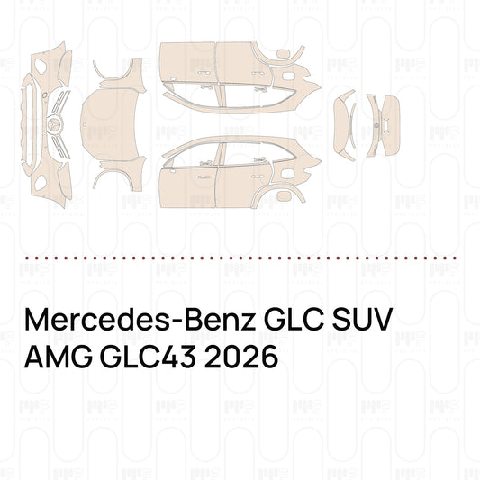 PPF prédécoupé Mercedes-Benz GLC SUV AMG GLC43 2026