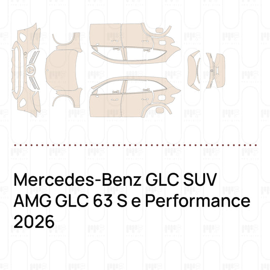 PPF prédécoupé Mercedes-Benz GLC SUV AMG GLC 63 S e Performance 2026