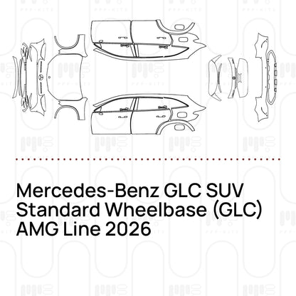 PPF prédécoupé Mercedes-Benz GLC SUV Standard Wheelbase (GLC) AMG Line 2026