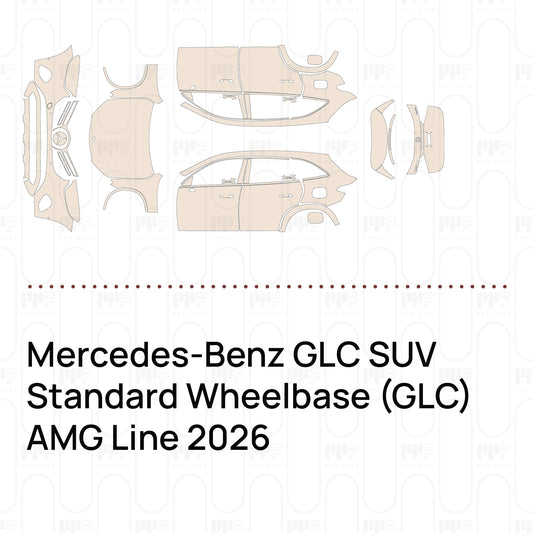 PPF prédécoupé Mercedes-Benz GLC SUV Standard Wheelbase (GLC) AMG Line 2026