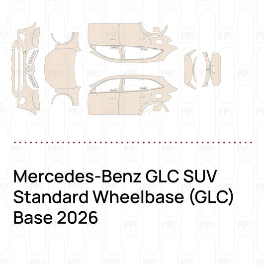 PPF prédécoupé Mercedes-Benz GLC SUV Standard Wheelbase (GLC) Base 2026