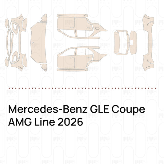 PPF prédécoupé Mercedes-Benz GLE Coupe AMG Line 2026