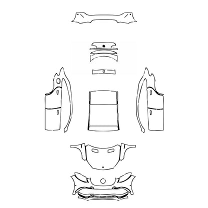 Pre-Cut PPF Mercedes-Benz GLE GLE Coupe AMG GLE 63 2015 - PPF-Kits