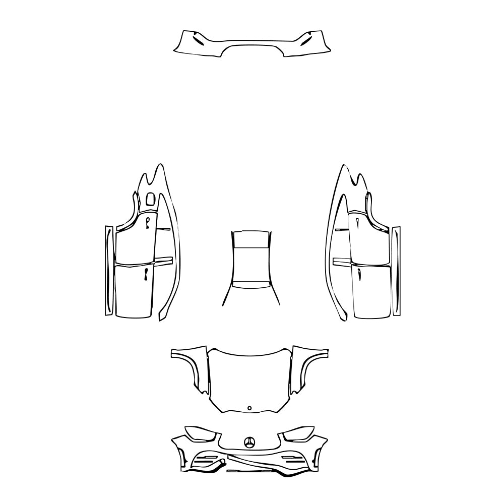 Pre-Cut PPF Mercedes-Benz GLE GLE Coupe AMG Line 2022 - PPF-Kits