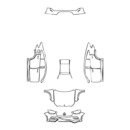 Pre-Cut PPF Mercedes-Benz GLE GLE Coupe AMG Line 2022 - PPF-Kits