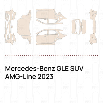 PPF prédécoupé Mercedes-Benz GLE SUV AMG-Line 2023