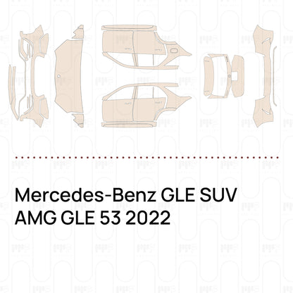 PPF prédécoupé Mercedes-Benz GLE SUV AMG GLE 53 2022