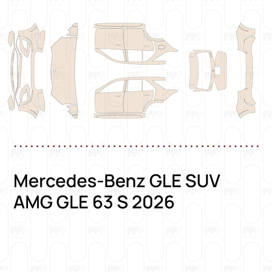 PPF prédécoupé Mercedes-Benz GLE SUV AMG GLE 63 S 2026