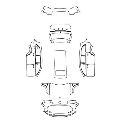 Pre-Cut PPF Mercedes-Benz GLS AMG GLS 63 2022 - PPF-Kits