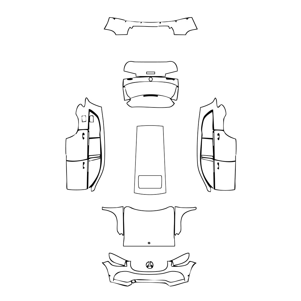 Pre-Cut PPF Mercedes-Benz GLS Base 2023 - PPF-Kits