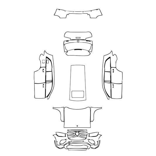 Pre-Cut PPF Mercedes-Benz GLS Base 2025 - PPF-Kits