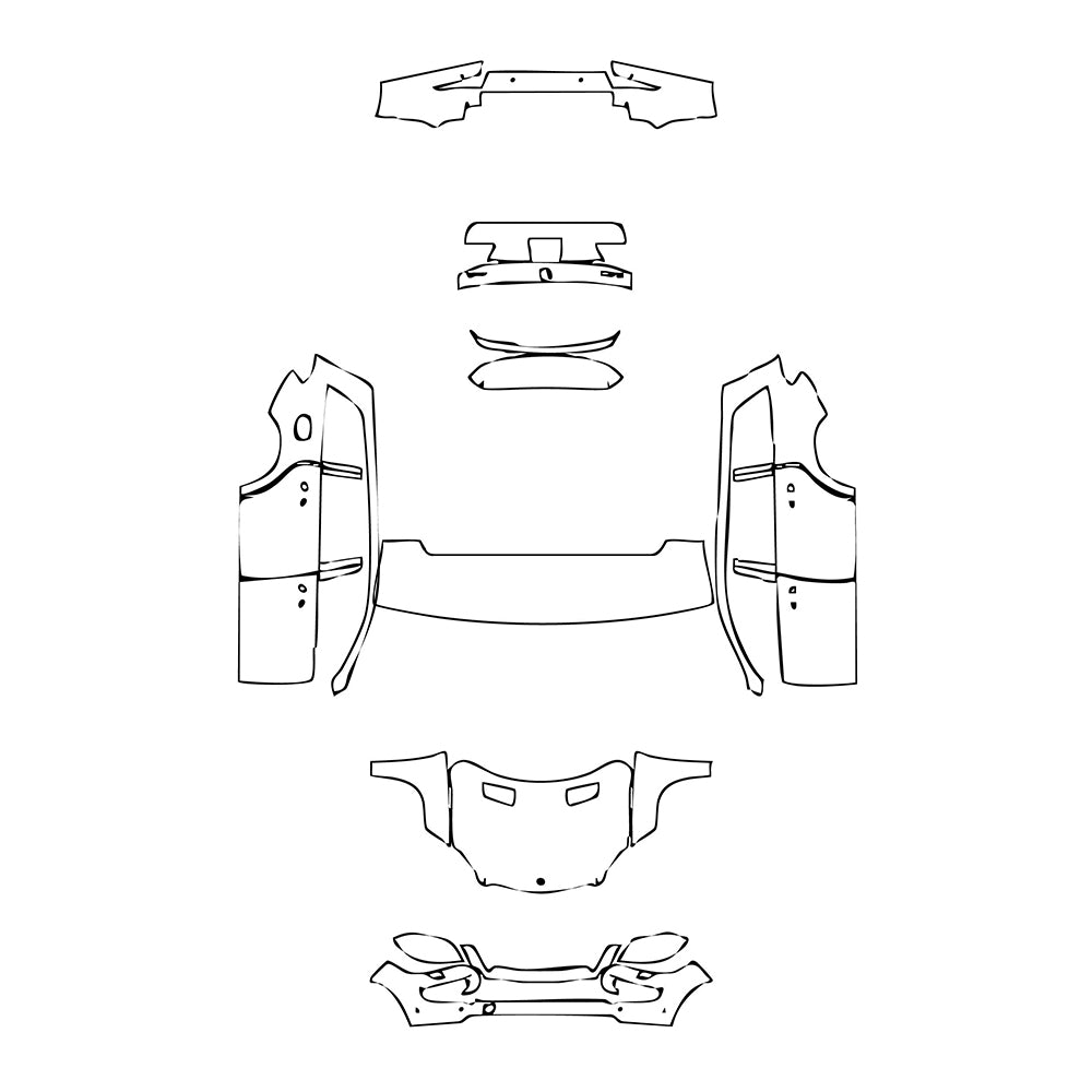 Pre-Cut PPF Mercedes-Benz GL Base 2013 - PPF-Kits