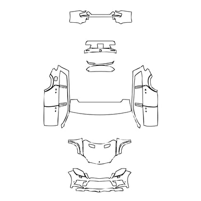Pre-Cut PPF Mercedes-Benz GL Sport 2014 - PPF-Kits