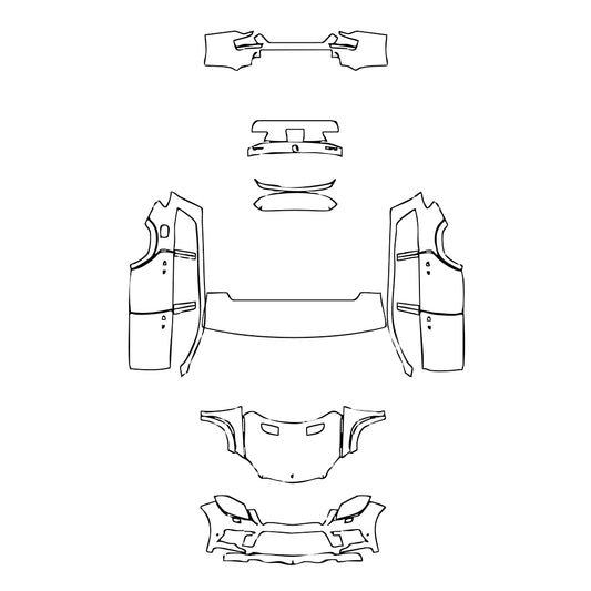 Pre-Cut PPF Mercedes-Benz GL Sport 2014 - PPF-Kits