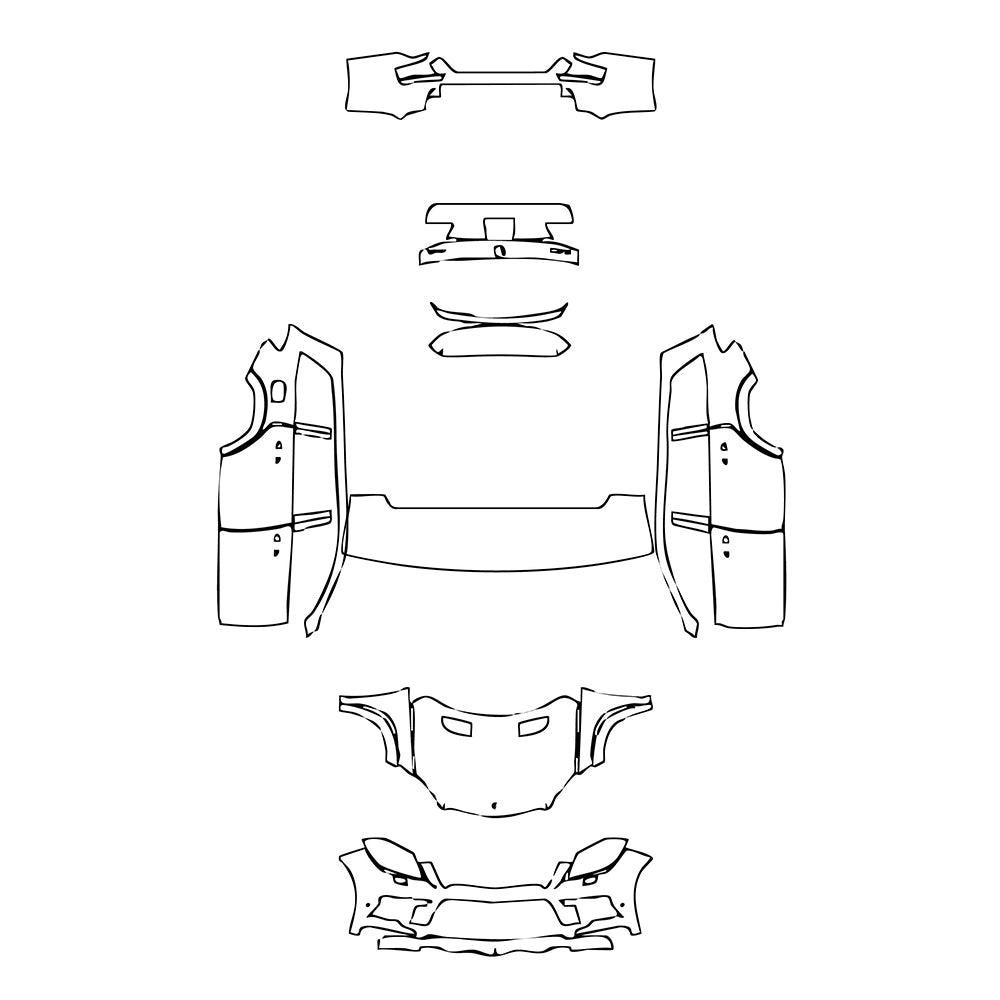 Pre-Cut PPF Mercedes-Benz GL Sport 2015 - PPF-Kits
