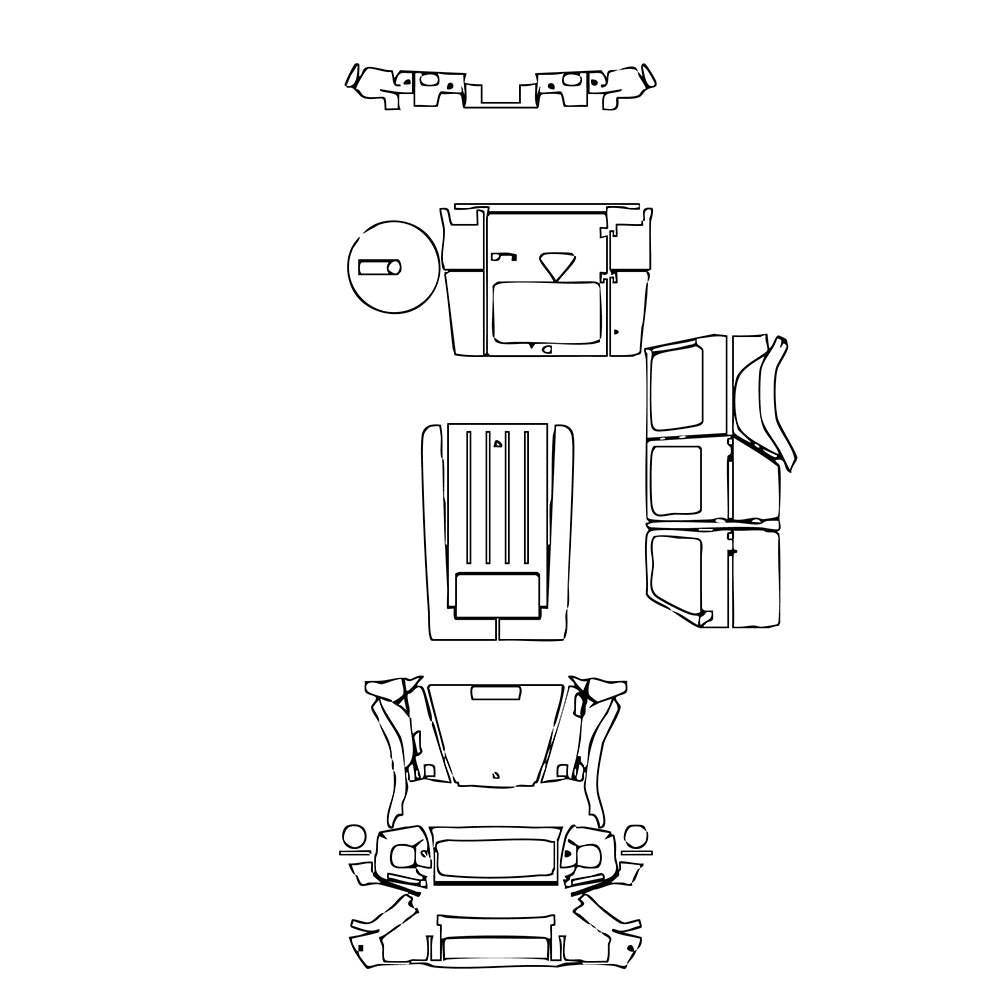 Pre-Cut PPF Mercedes-Benz G Class G350d 2017 - PPF-Kits