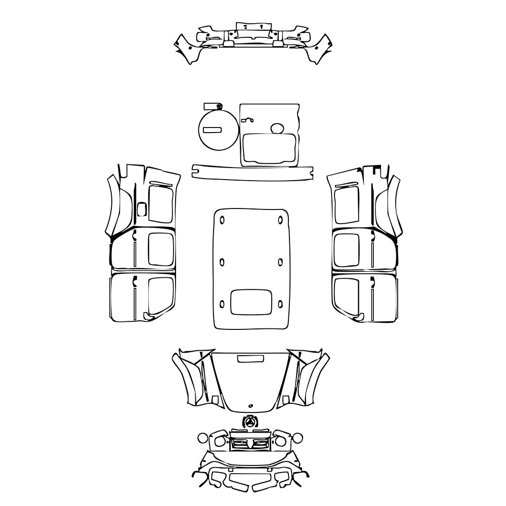 Pre-Cut PPF Mercedes-Benz G Class G450 Base 2025 - PPF-Kits