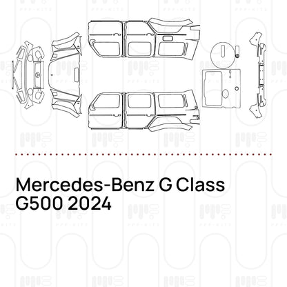 PPF prédécoupé Mercedes-Benz G Class G500 2024