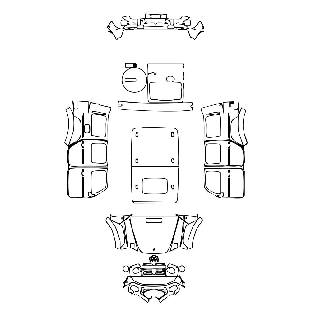 Pre-Cut PPF Mercedes-Benz G Class G500 AMG Line 2025 - PPF-Kits