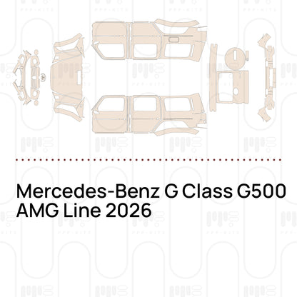 PPF prédécoupé Mercedes-Benz G Class G500 AMG Line 2026