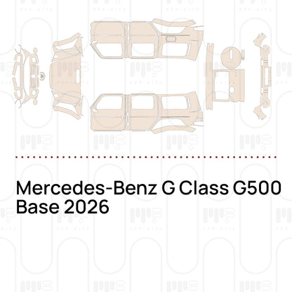 PPF prédécoupé Mercedes-Benz G Class G500 Base 2026