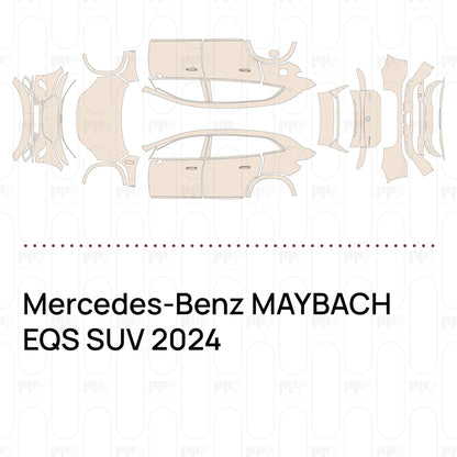 PPF prédécoupé Mercedes-Benz MAYBACH EQS SUV 2024